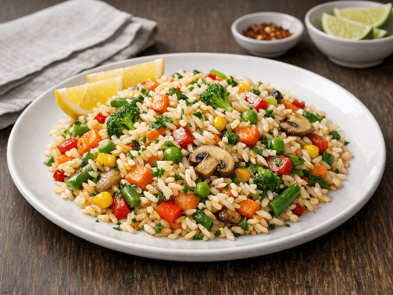 Rice with Mixed Vegetables