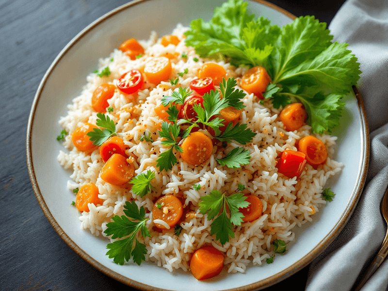 Cơm nếp trắng