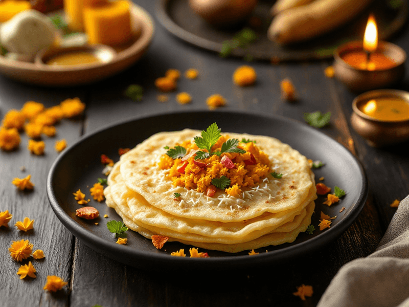 Adai with Coconut Chutney