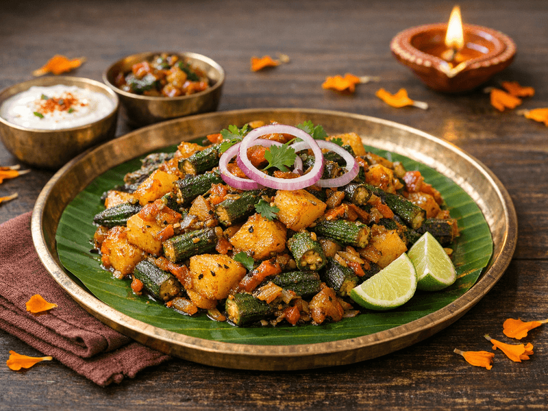 Aloo Bhindi Sabzi