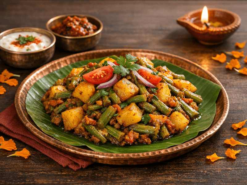 Aloo Gawar Masala