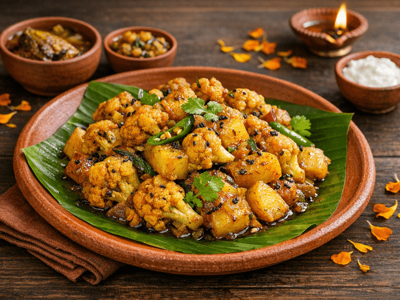 Aloo Phulkopir Chechki