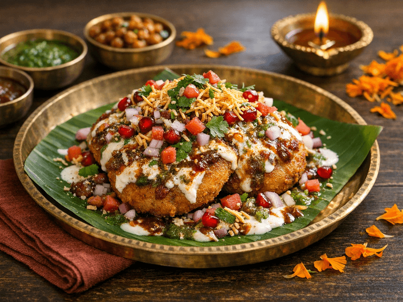 Aloo Tikki Chaat (Delhi)