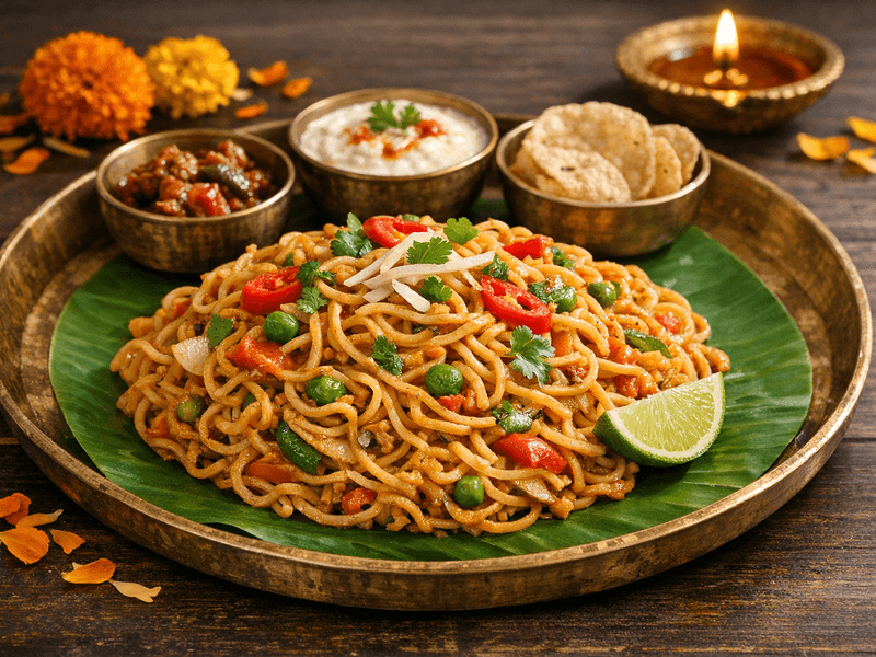 Atta Noodles Masala