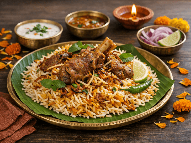 Awadhi Mutton Biryani