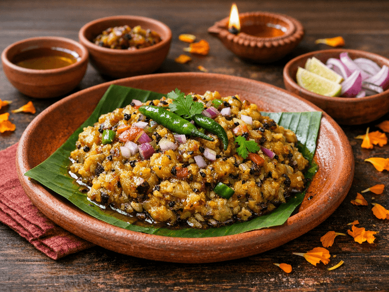 Baigan Chokha (Jharkhandi)