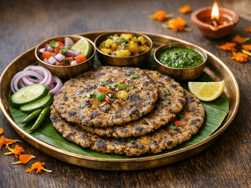 Bajra Aloo Roti