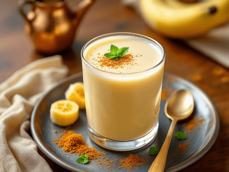 Banana Shake with Honey