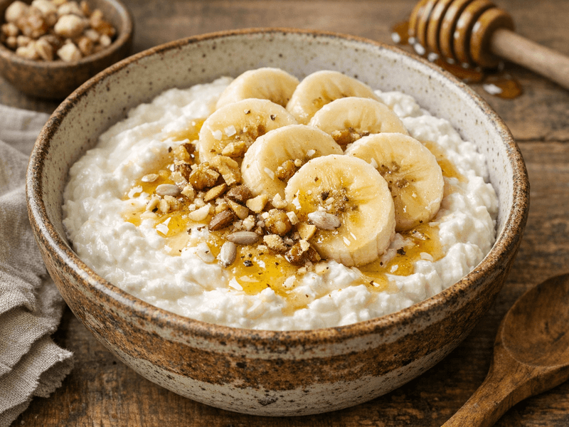 Banana with Curd