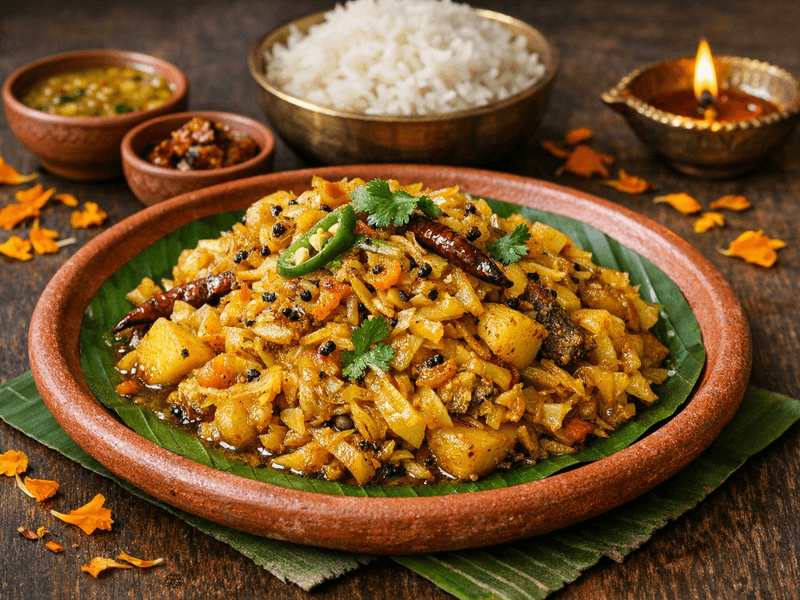Bandhakopir Tarkari