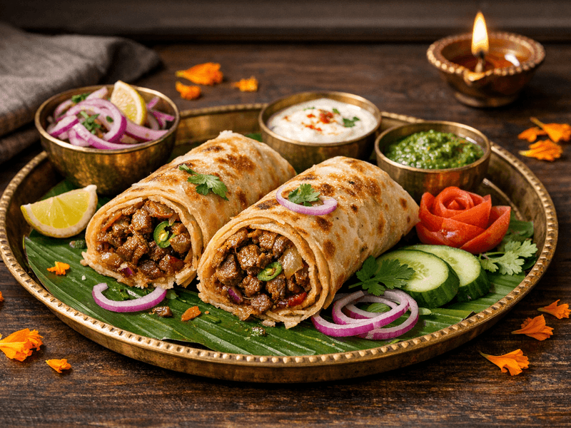 Beef Parotta Roll
