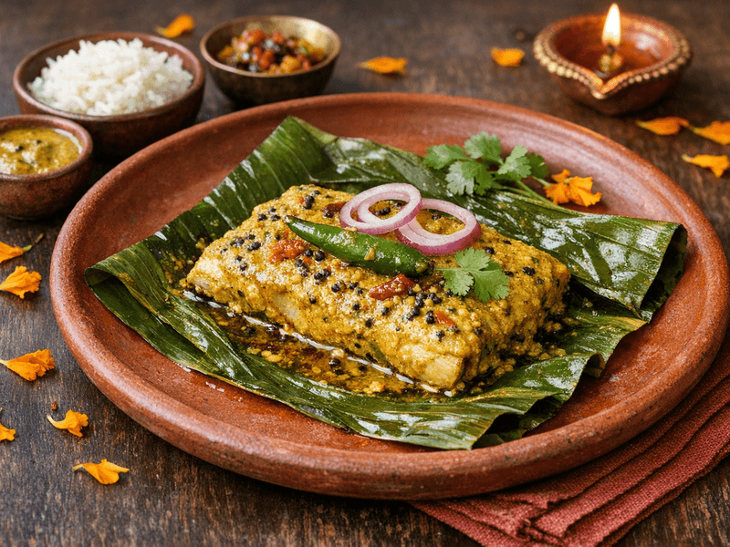 Bhetki Macher Paturi