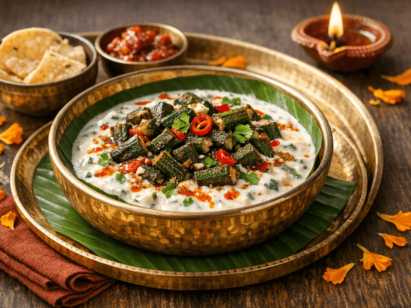Bhindi Raita