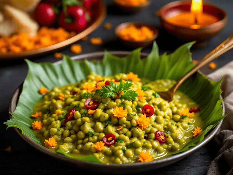 Boiled Green Moong Dal
