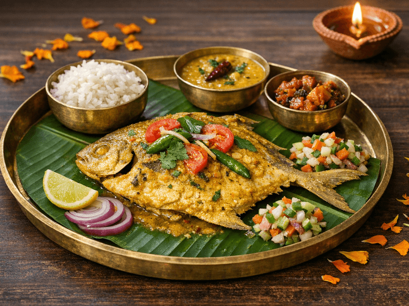 Boiled Pomfret