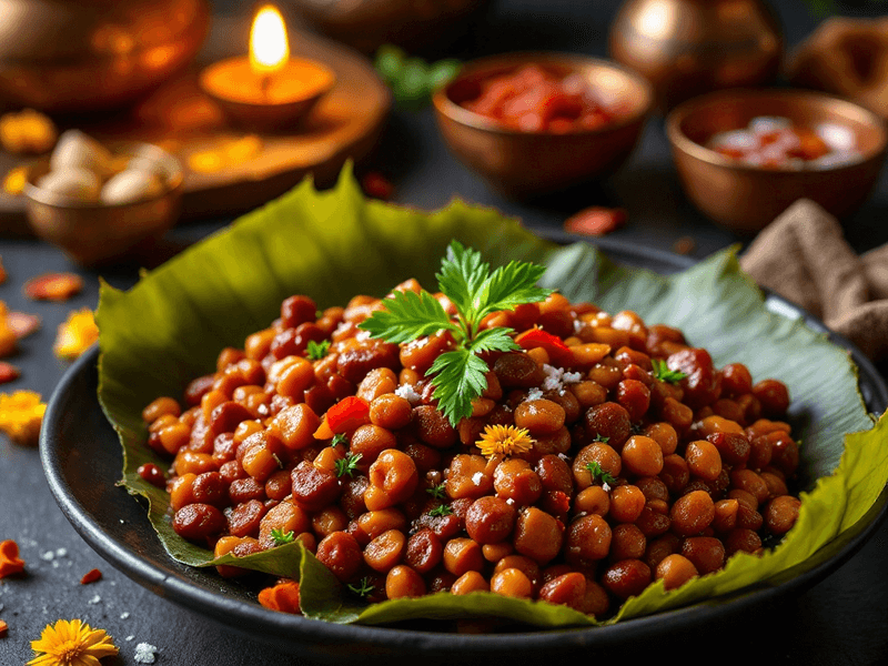 Boiled Rajma with Salt