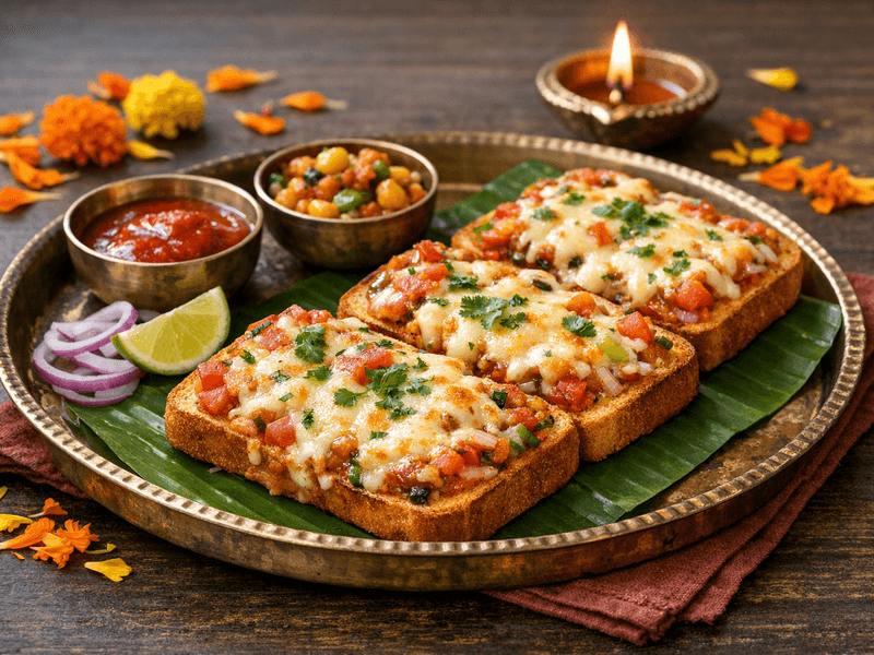 Bread Pizza with Cheese