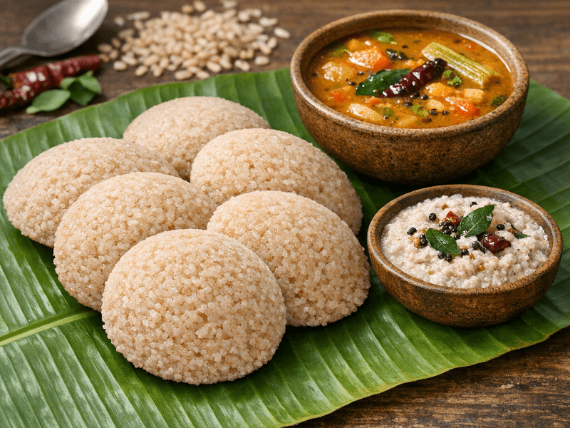 Brown Rice Idly