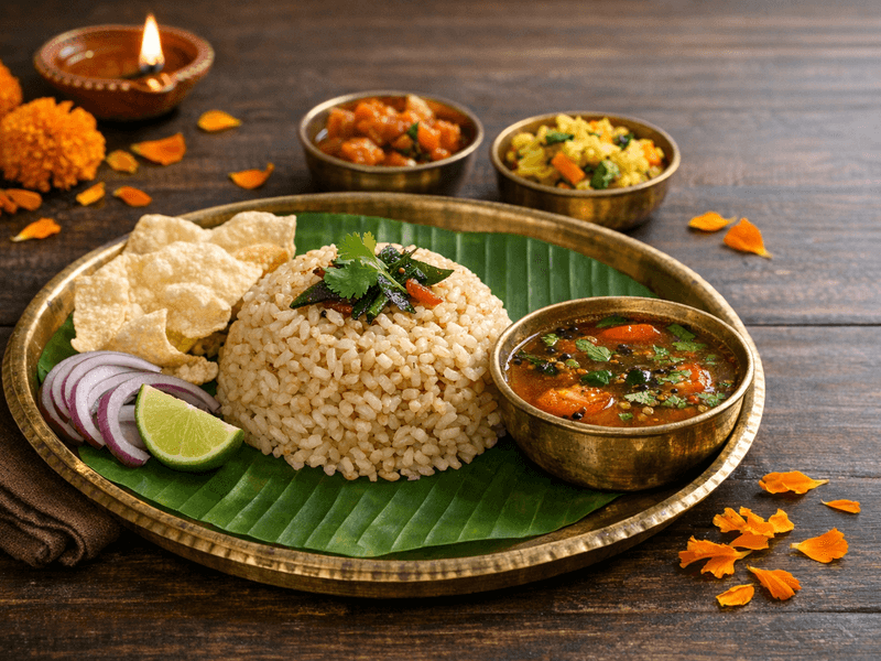 Brown Rice with Rasam