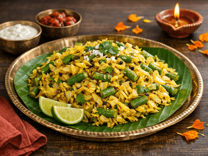 Cabbage and Green Beans Stir Fry