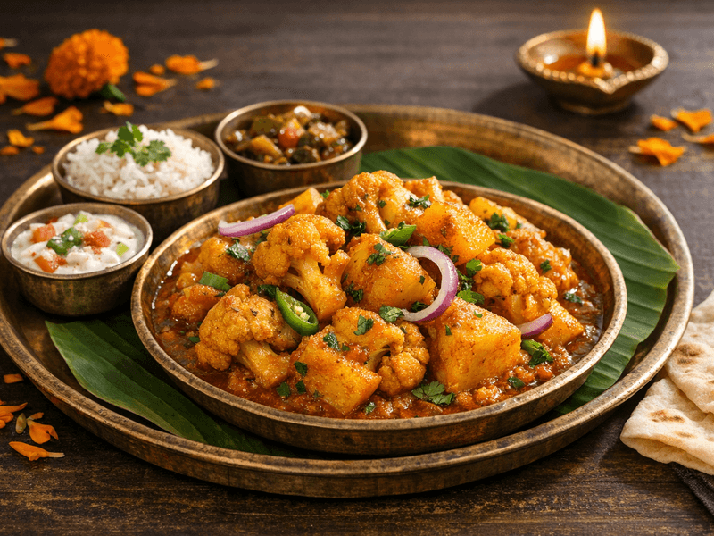 Cauliflower and Potato Curry