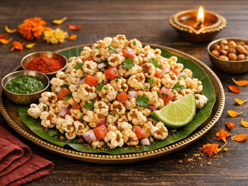 Chaat Masala Popcorn