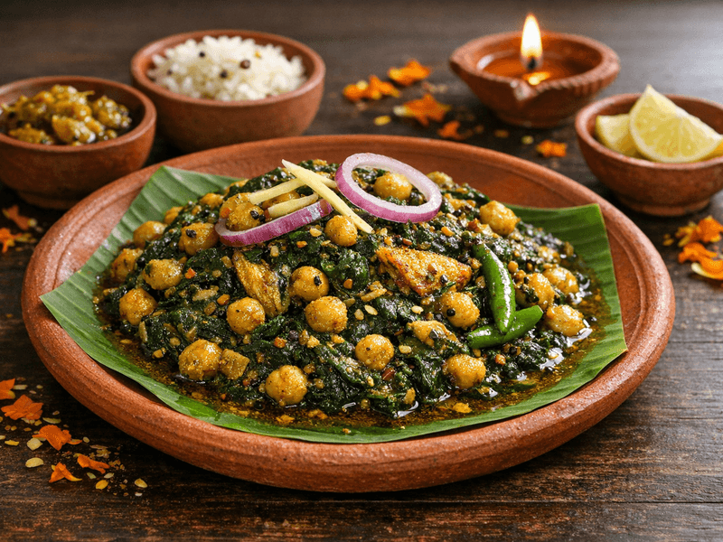 Chana Saag (Bihari)