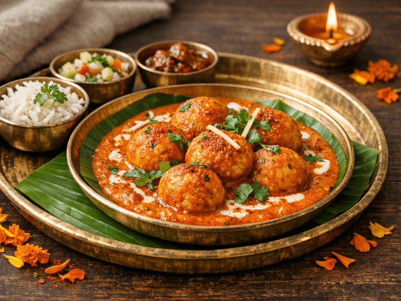 Chhanar Kofta Curry