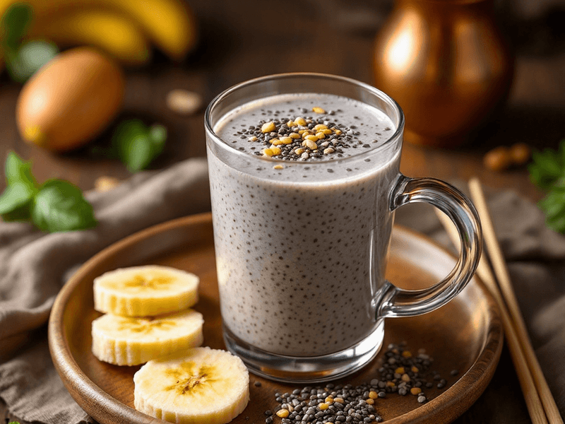 Chia Seed Smoothie with Banana