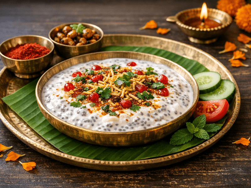 Chia Seed with Dahi