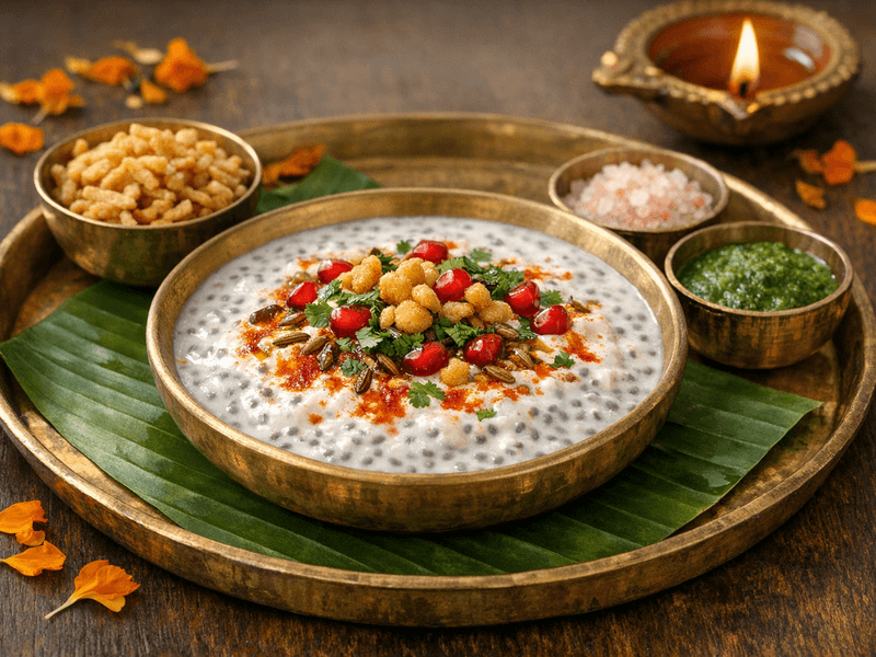 Chia Seeds with Dahi