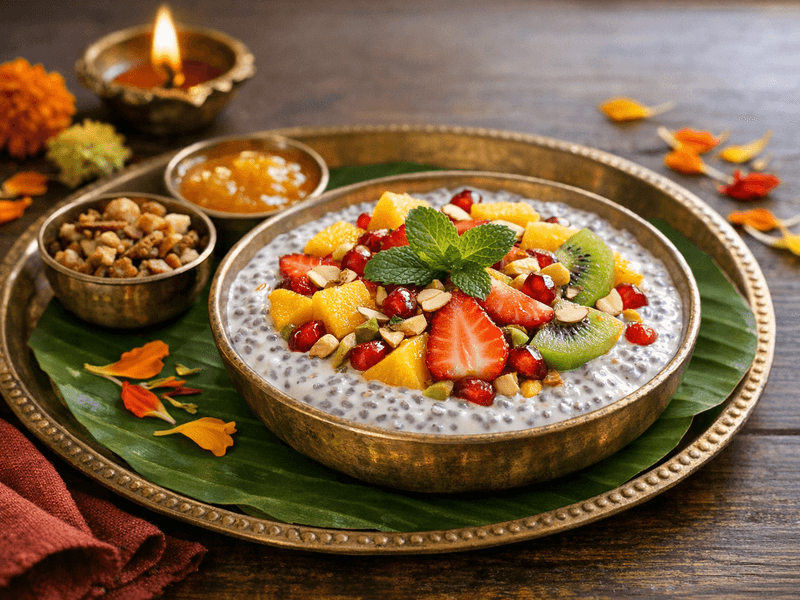 Chia Seeds with Yogurt and Fruit