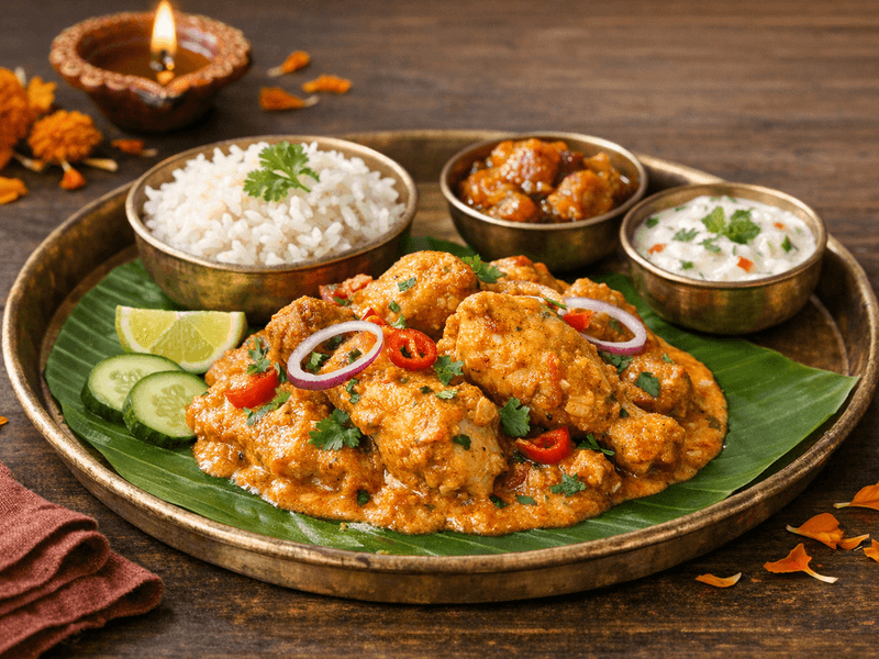 Chicken Curry with Curd