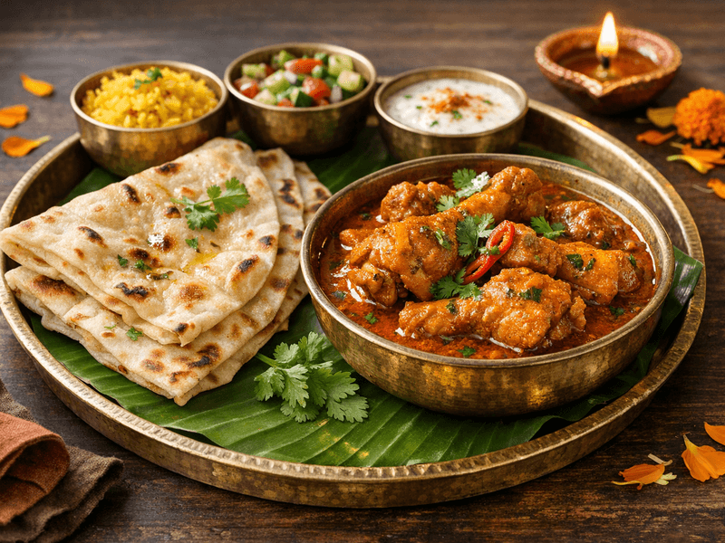 Chicken Curry with Naan