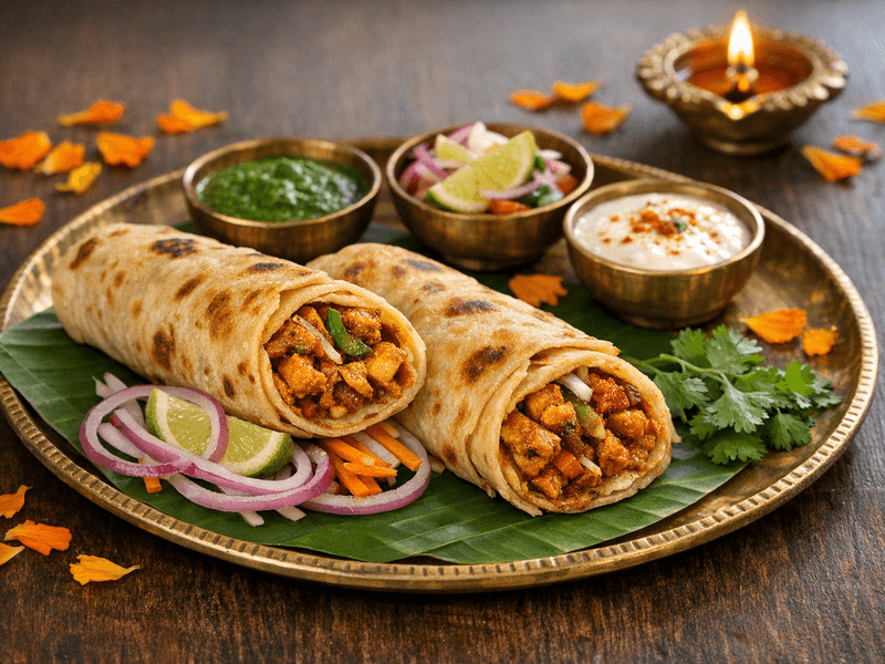 Chicken Kathi Roll Kolkata