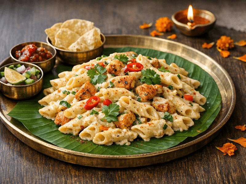 Chicken Pasta with Bechamel Sauce