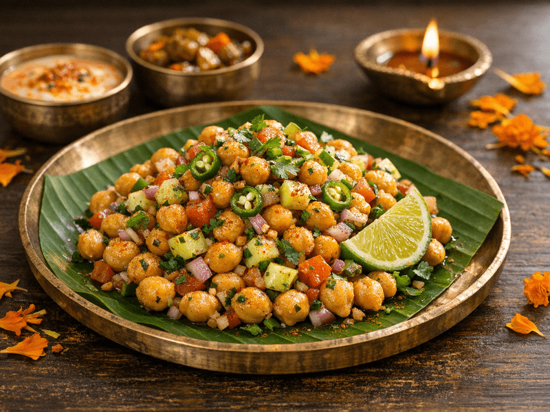 Chickpea Salad with Cucumber