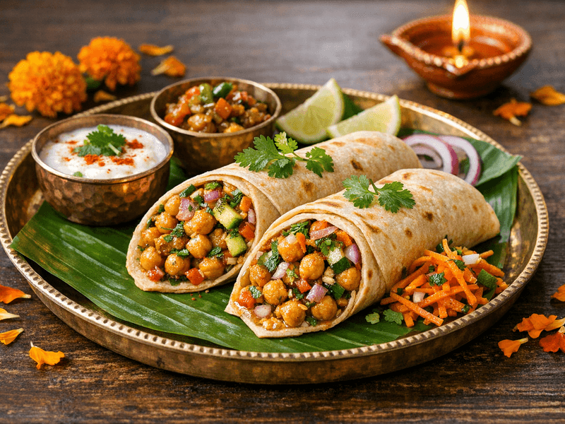Chickpea Salad Wrap