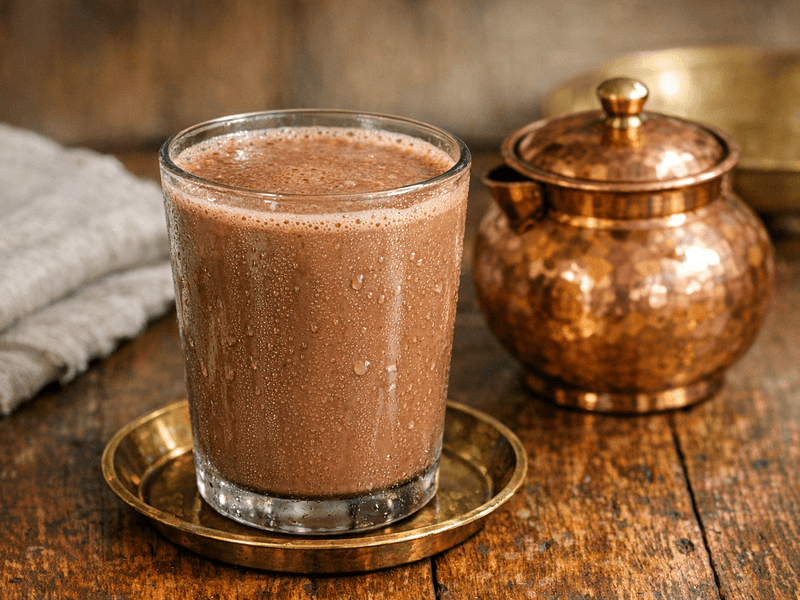 Chocolate Whey Protein Shake with Water