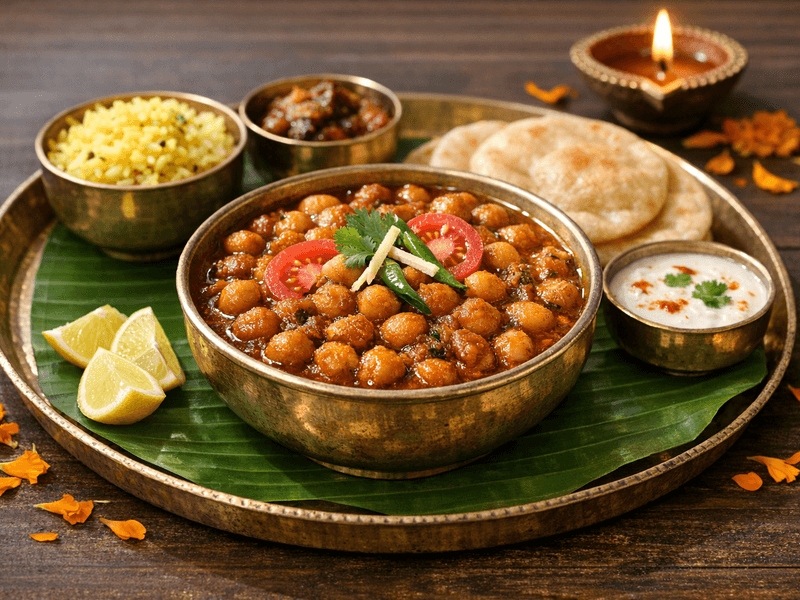 Chole Without Onion and Garlic