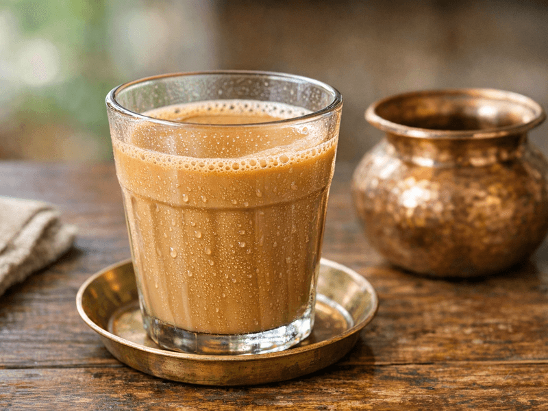 Coffee with Milk and 1 Teaspoon Sugar