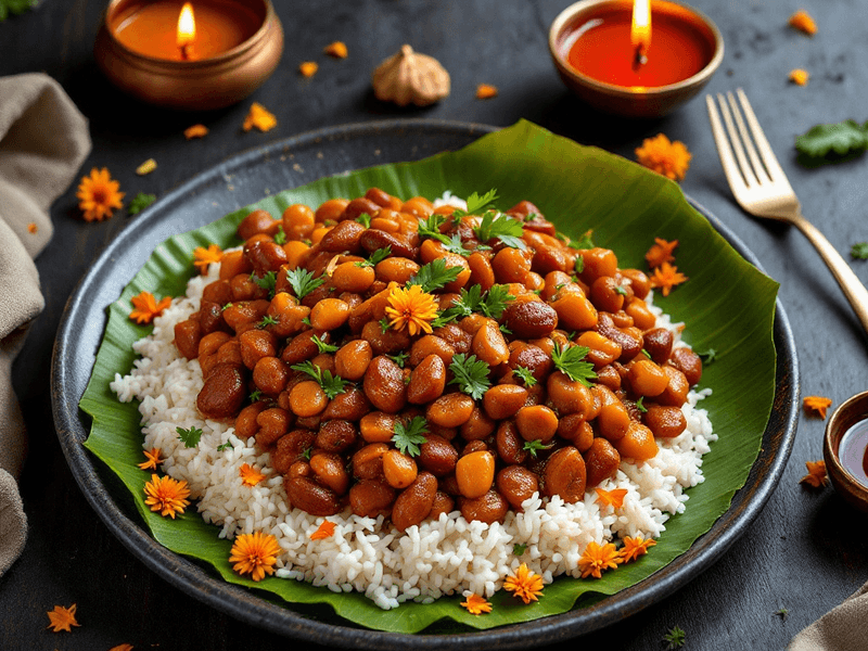 Cooked Rajma Without Salt