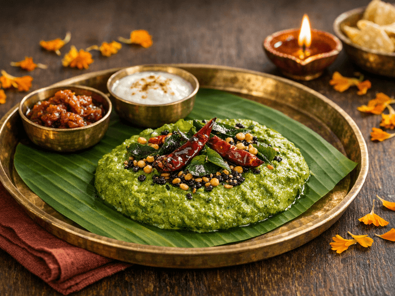 Coriander Pachadi