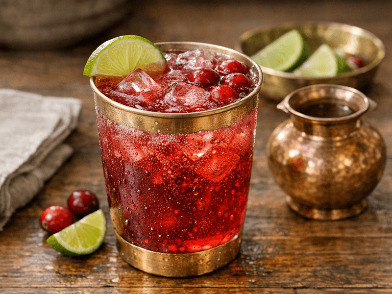 Cranberry Juice with Soda