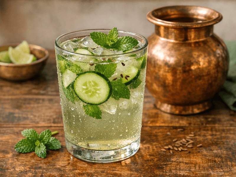 Cucumber Mint Water