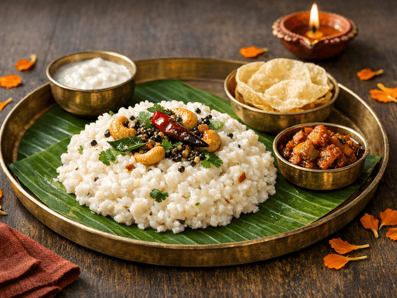 Curd Rice with Pickle