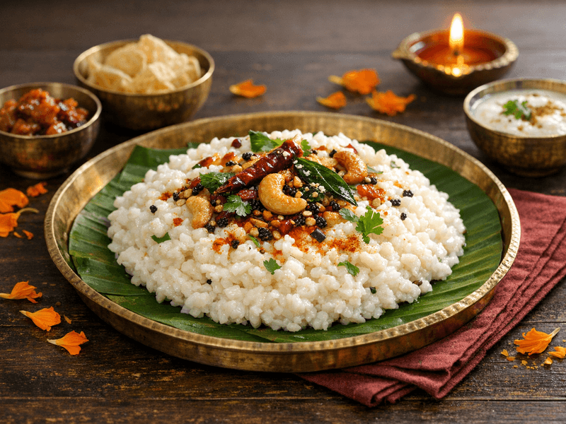 Curd Rice with Tadka