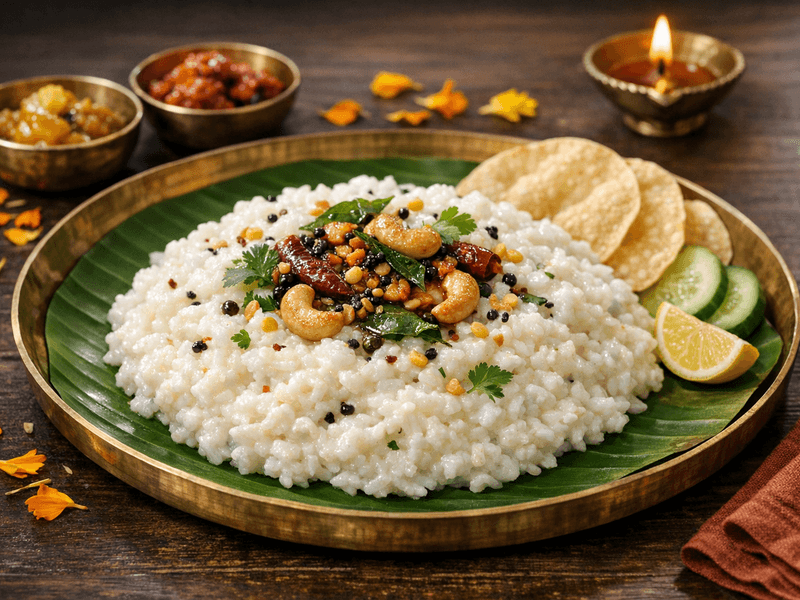 Curd Rice with Tempering