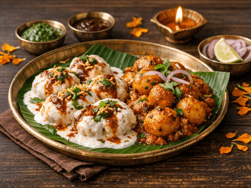 Dahi Bara Aloo Dum