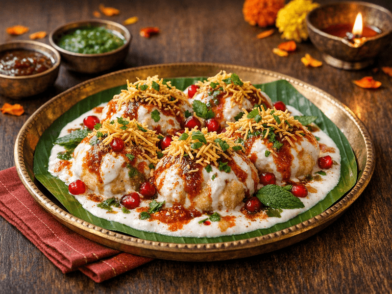 Dahi Vade with Sev